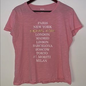 Michael Kors Michael Pink XL tshirt - stretchy